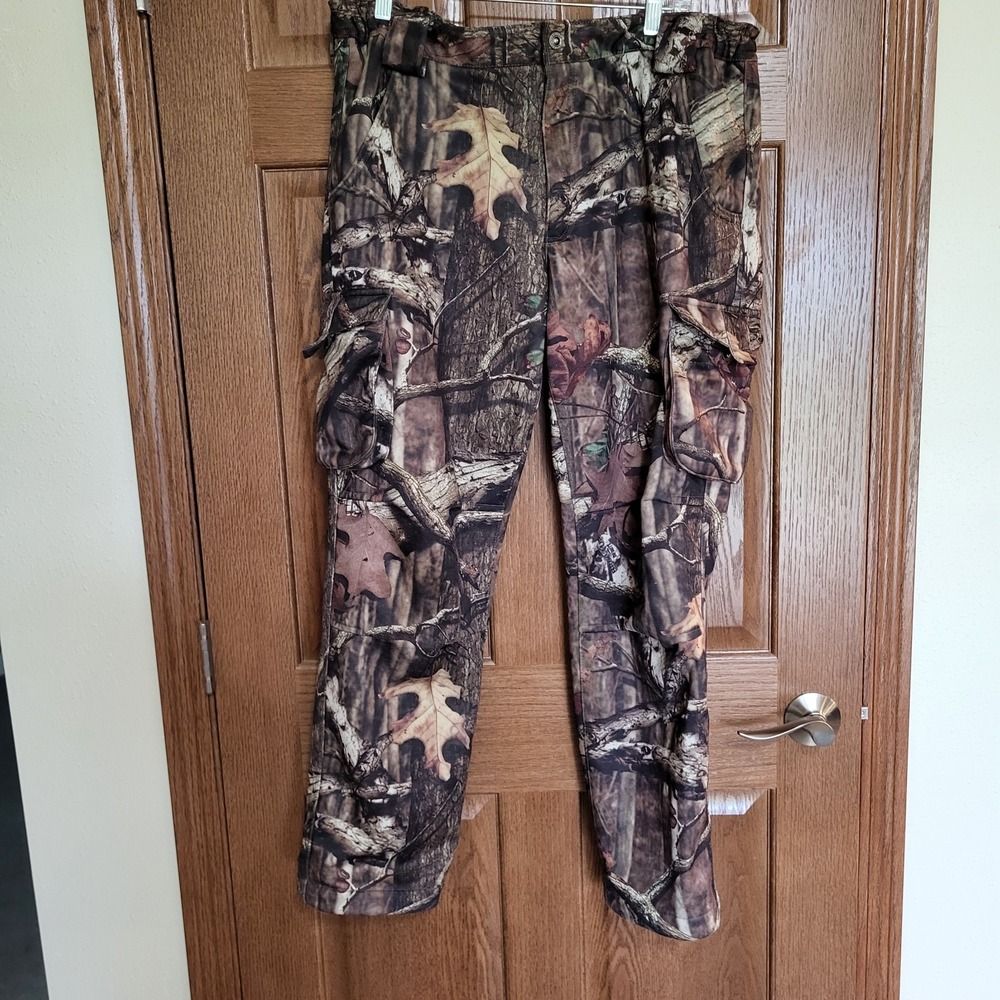 RedHead Mens L (38×30) Mossy Oak Camo Cargo Hunting Outdoor Adjustable Waist